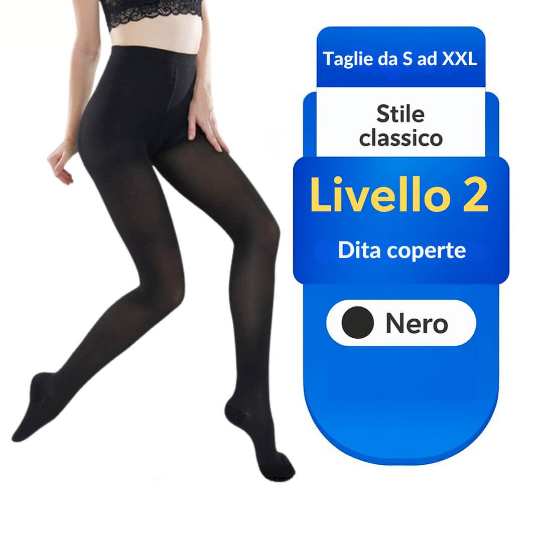 Calze a Collant Classe II Dita Coperte