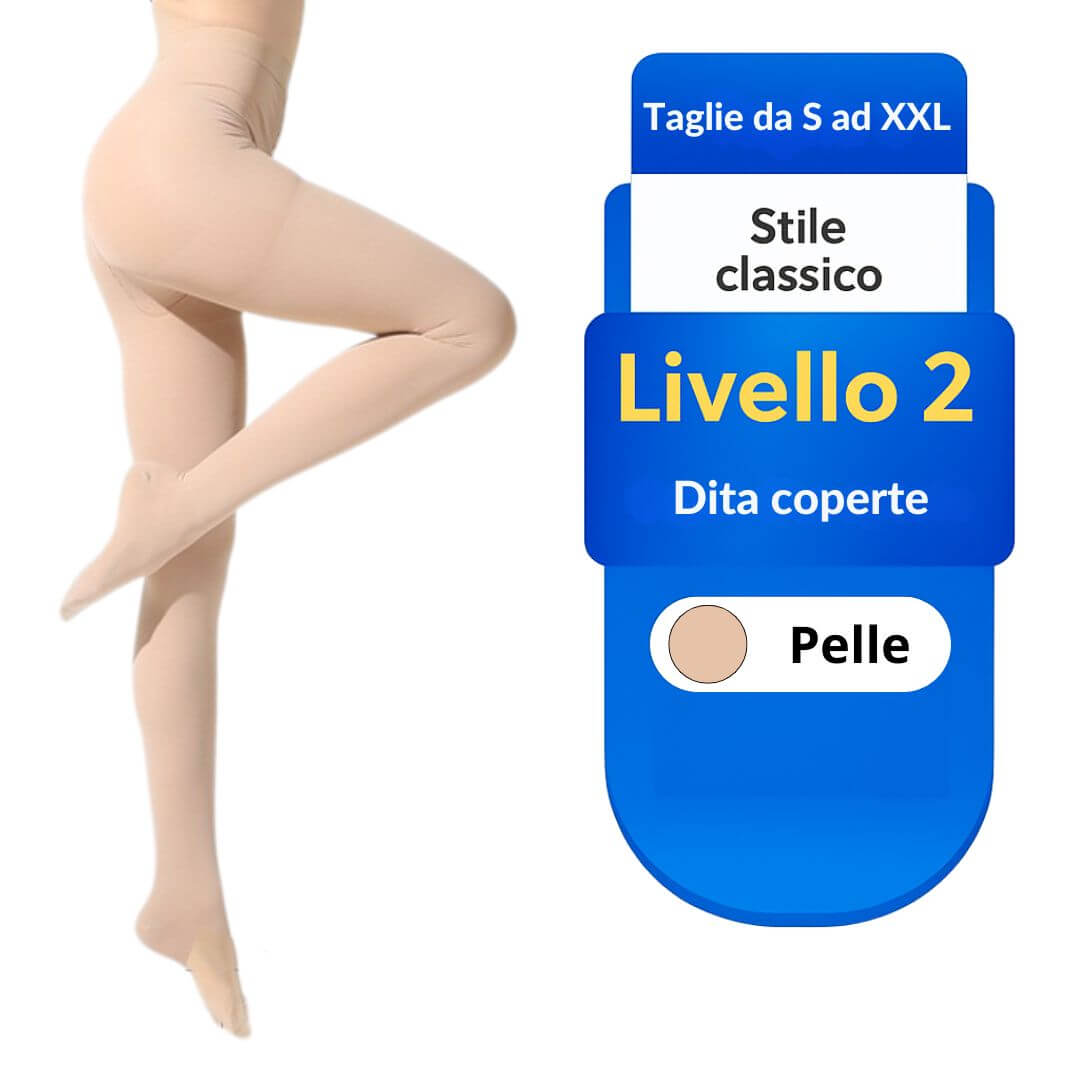 Calze a Collant Classe II Dita Coperte