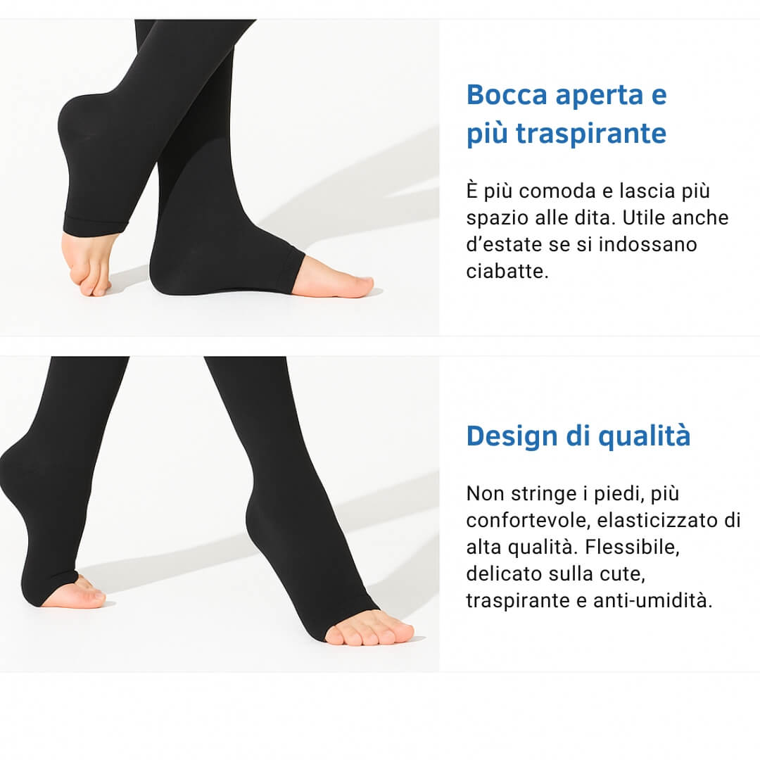 Calze a Compressione Intere Grado II