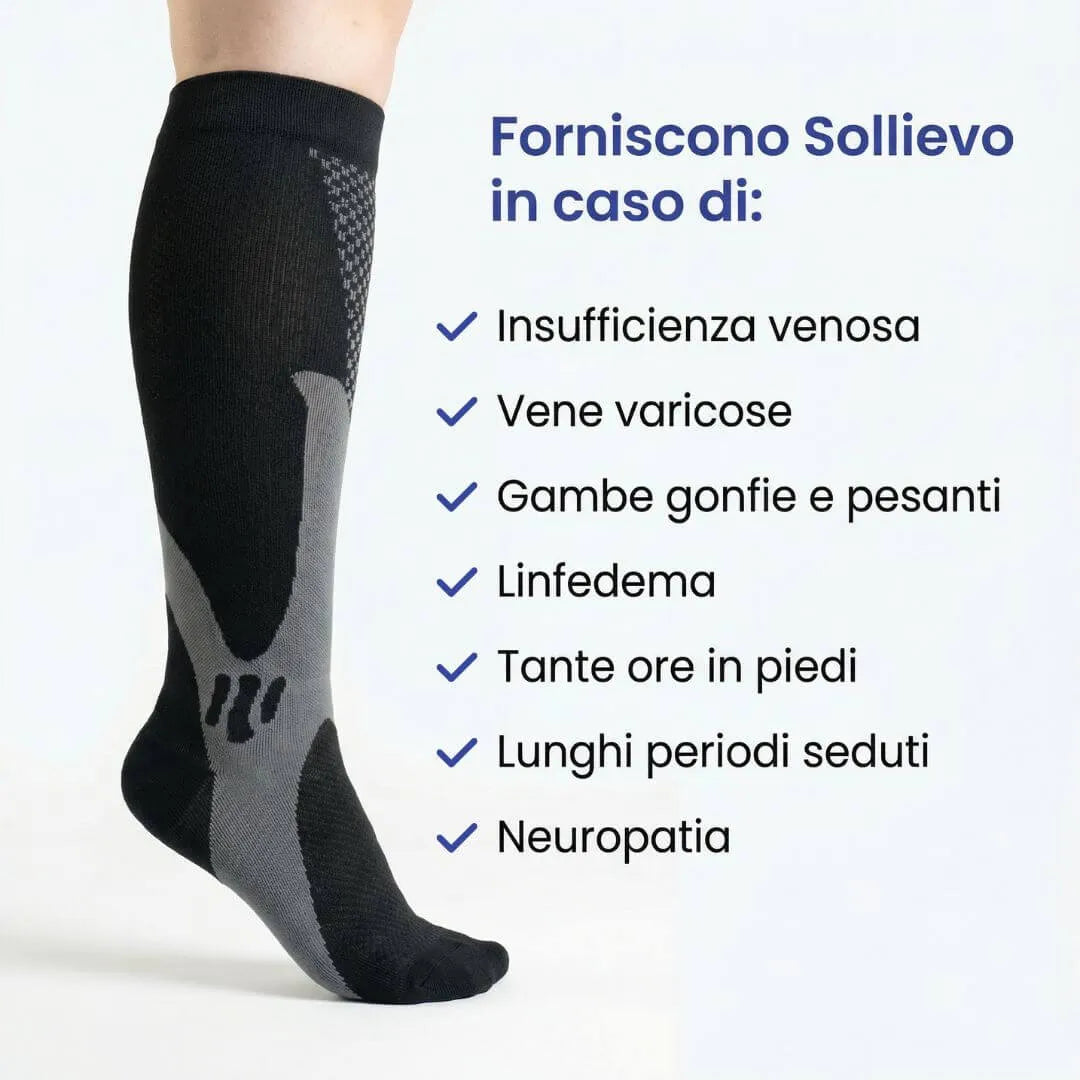 Nursiv Strümpfe mit abgestufter Kompression